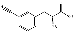 D-3-Cyanophenylalanine Struktur