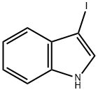 3-碘吲哚, 26340-47-6, 结构式