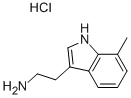 2-(7-METHYL-1H-INDOL-3-YL)ETHYLAMINE HYDROCHLORIDE Structure