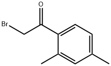 2-BROMO-1-(2,4-DIMETHYLPHENYL)ETHAN-1-ONE Struktur