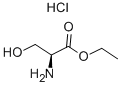 L-丝氨酸乙酯盐酸盐 结构式