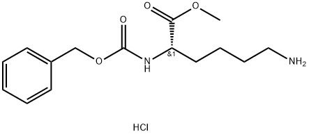 N-苄氧羰基-L-赖氨酸甲酯盐酸盐,26348-68-5,结构式