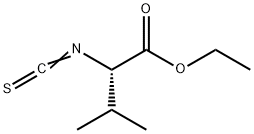 2-イソチオシアナト-3-メチルブタン酸エチル 化学構造式