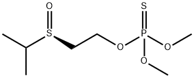 S-[2-(isopropylsulphinyl)ethyl] O,O-dimethyl phosphorothioate 结构式