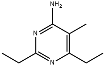 2,6-Diethyl-5-methylpyrimidine-4-amine 结构式
