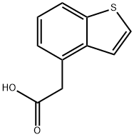 4-(benzo(b)thienyl)acetic acid  Structure