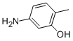 6-氨基-对苯酚 结构式