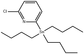 2-クロロ-6-(トリブチルスタンニル)ピリジン 化学構造式