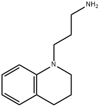 3-(3,4-ジヒドロキノリン-1(2H)-イル)プロパン-1-アミン 化学構造式