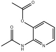 2-(Acetylamino)-3-pyridyl acetate 化学構造式