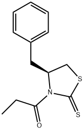 1-[(4R)-4-(phenylMethyl)-2-thioxo-3-thiazolidinyl]-1-Propanone Structure