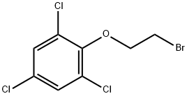 2-(2-ブロモエトキシ)-1,3,5-トリクロロベンゼン 化学構造式