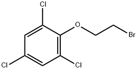 2-(2,4,6-TRICHLOROPHENOXY)-1-BROMOETHANE Structure