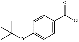 Benzoyl chloride, 4-(1,1-dimethylethoxy)- (9CI) 化学構造式