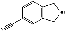 异吲哚啉-5-甲腈, 263888-58-0, 结构式