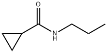 N-丙基环丙酰胺,26389-59-3,结构式