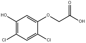(2,4-ジクロロ-5-ヒドロキシフェノキシ)酢酸 化学構造式