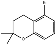 5-broMo-2,2-diMethyl-3,4-dihydro-2H-chroMene Structure