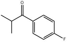 1-(4-フルオロフェニル)-2-メチルプロパン-1-オン 化学構造式