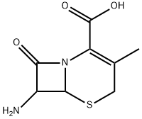 7-Amino-3-methyl-8-oxo-5-thia-1-azabicyclo[4.2.0]oct-2-en-2-carbonsure