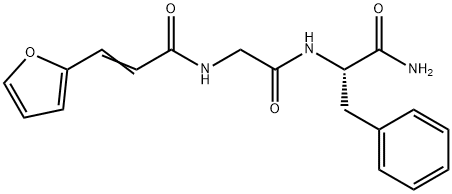 FA-GLY-PHE-NH2 化学構造式