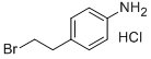 4-(2-溴乙基)苯胺盐酸盐,26407-07-8,结构式