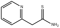 2-ピリジンチオアセトアミド 化学構造式