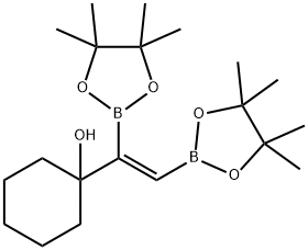 1-VINYL-(CIS-1,2-BIS(4,4,5,5-TETRAMETHYL-1,3,2-DIOXABOROLAN-2-YL))CYCLOHEXAN-1-OL Structure