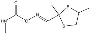 [(2,4-dimethyl-1,3-dithiolan-2-yl)methylideneamino] N-methylcarbamate Structure