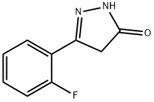 2,4-DIHYDRO-5-(2-FLUOROPHENYL)-3H-PYRAZOL-3-ONE Structure