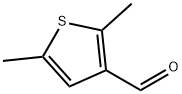 2,5-二甲基噻吩-3-甲醛 结构式