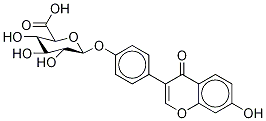 Daidzein 4’-β-D-Glucuronide Structure