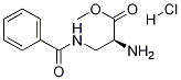 (S)-Methyl 2-aMino-3-benzaMidopropanoate hydrochloride Structure