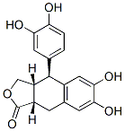 Naphtho[2,3-c]furan-1 (3H)-one, 4-(3,4-dihydroxyphenyl)-3a,4,9, 9a-tet rahydro-6,7-dihydroxy-, [3aR-(3a.alpha.,4.alpha., 9a.alpha.)]- Structure