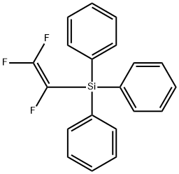 1,2,2-Trifluorovinyl-triphenylsilane Struktur
