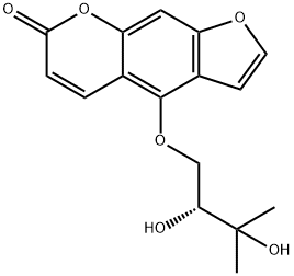 水合氧化前胡素 结构式