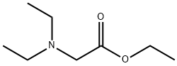 (ジエチルアミノ)酢酸エチル 化学構造式