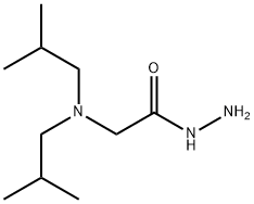 N,N-ジイソブチルグリシンヒドラジド 化学構造式