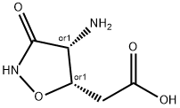 4-amino-5-carboxymethylisoxazolid-3-one 结构式