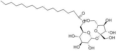 蔗糖棕榈酸酯, 26446-38-8, 结构式