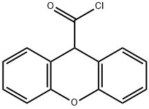 9H-XANTHENE-9-CARBONYL CHLORIDE Struktur