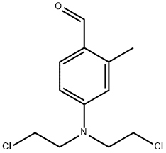 4-N,N-BIS(2-CHLOROETHYL)AMINO-2-TOLUALDEHYDE Structure