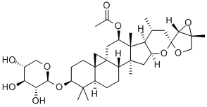 27-デオキシアクテイン 化学構造式