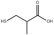 3-MERCAPTOISOBUTYRIC ACID Structure