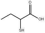 2-メルカプト酪酸 化学構造式
