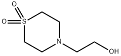 4-(2-ヒドロキシエチル)チオモルホリン1,1-ジオキシド 化学構造式