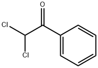 2,2-ジクロロアセトフェノン 化学構造式