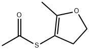 S-(4,5-dihydro-2-methyl-3-furyl) ethanethioate Struktur