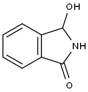 2,3-二氢-3-羟基-1H-异吲哚-1-酮,26486-93-1,结构式