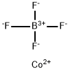 四氟化硼钴水合物, 26490-63-1, 结构式
